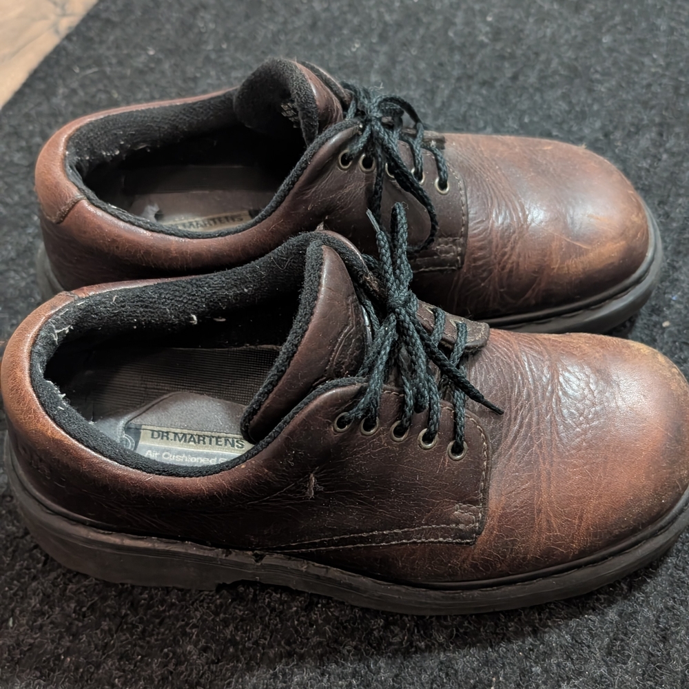 Dr. Martens Dark Brown Leather Oxfords